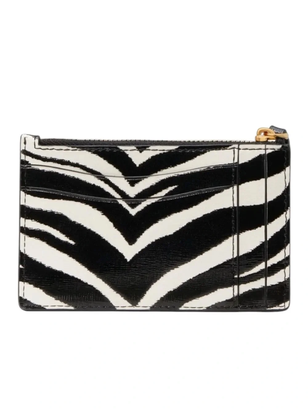 Kate Spade New York Morgan Zebra Print Coin Card Case Wristlet